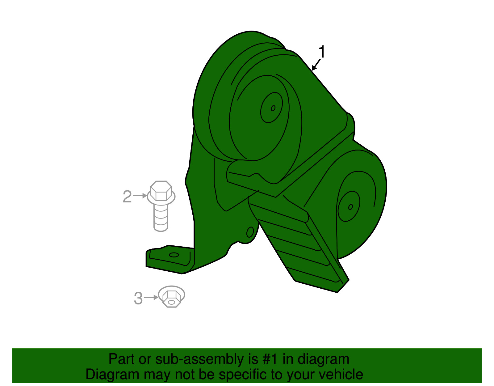Genuine GM Dual Horn 84334536