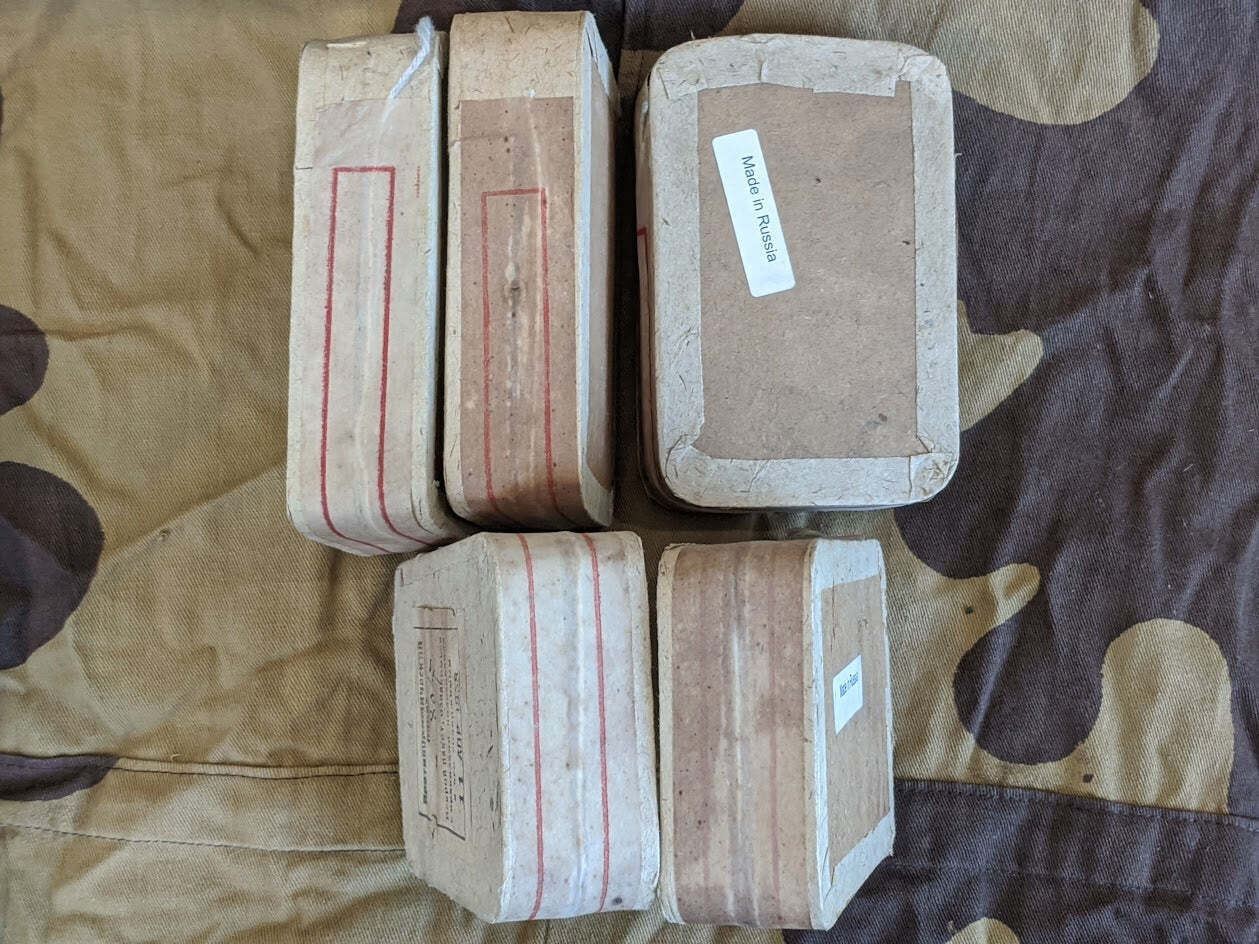 Original WWII Soviet Russian Gas Decontamination Kit Sealed (ONE) First Aid USSR