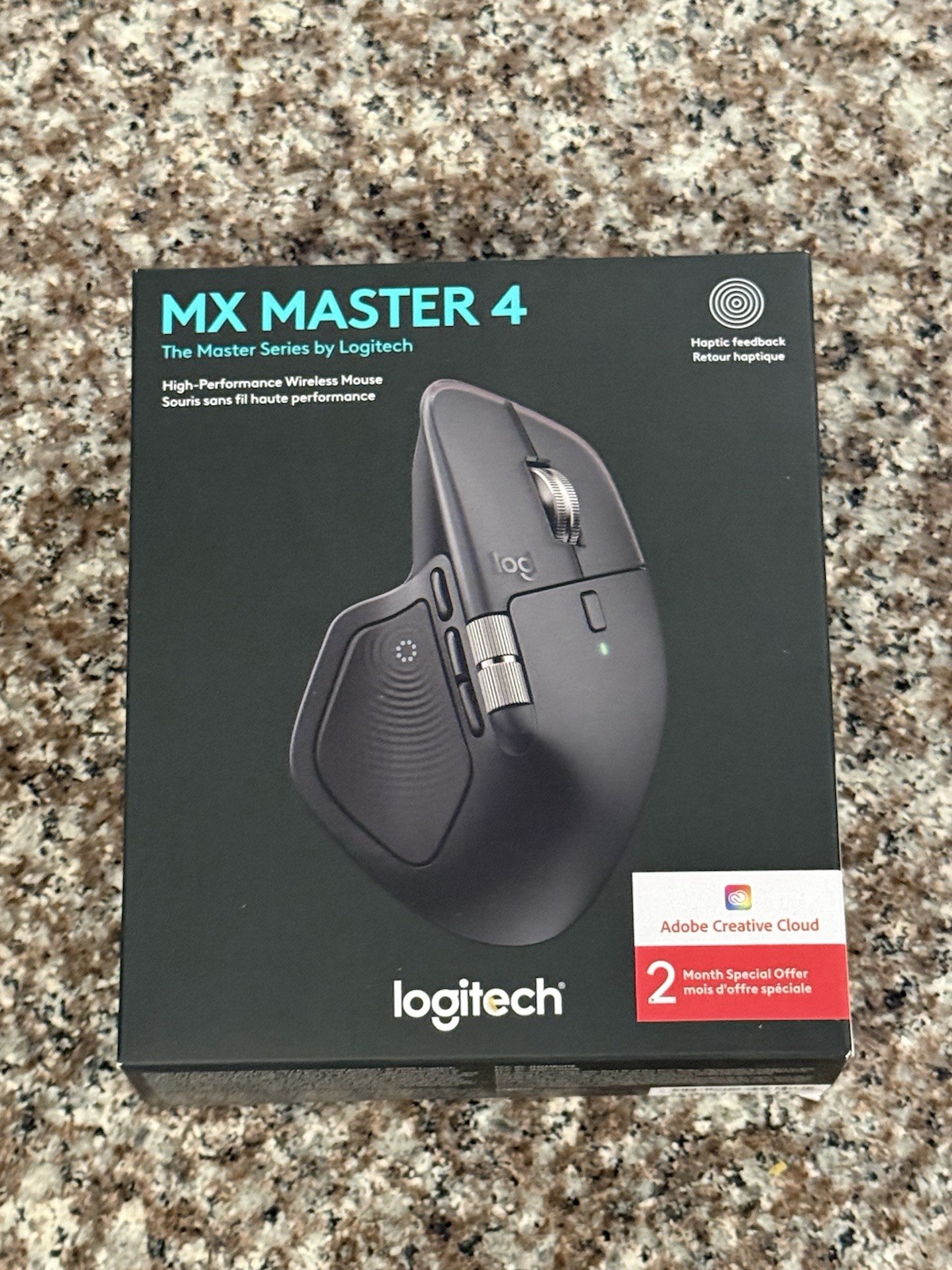 Logitech - MX Master 4 - Adobe Edition - Mouse 910-007561 Black