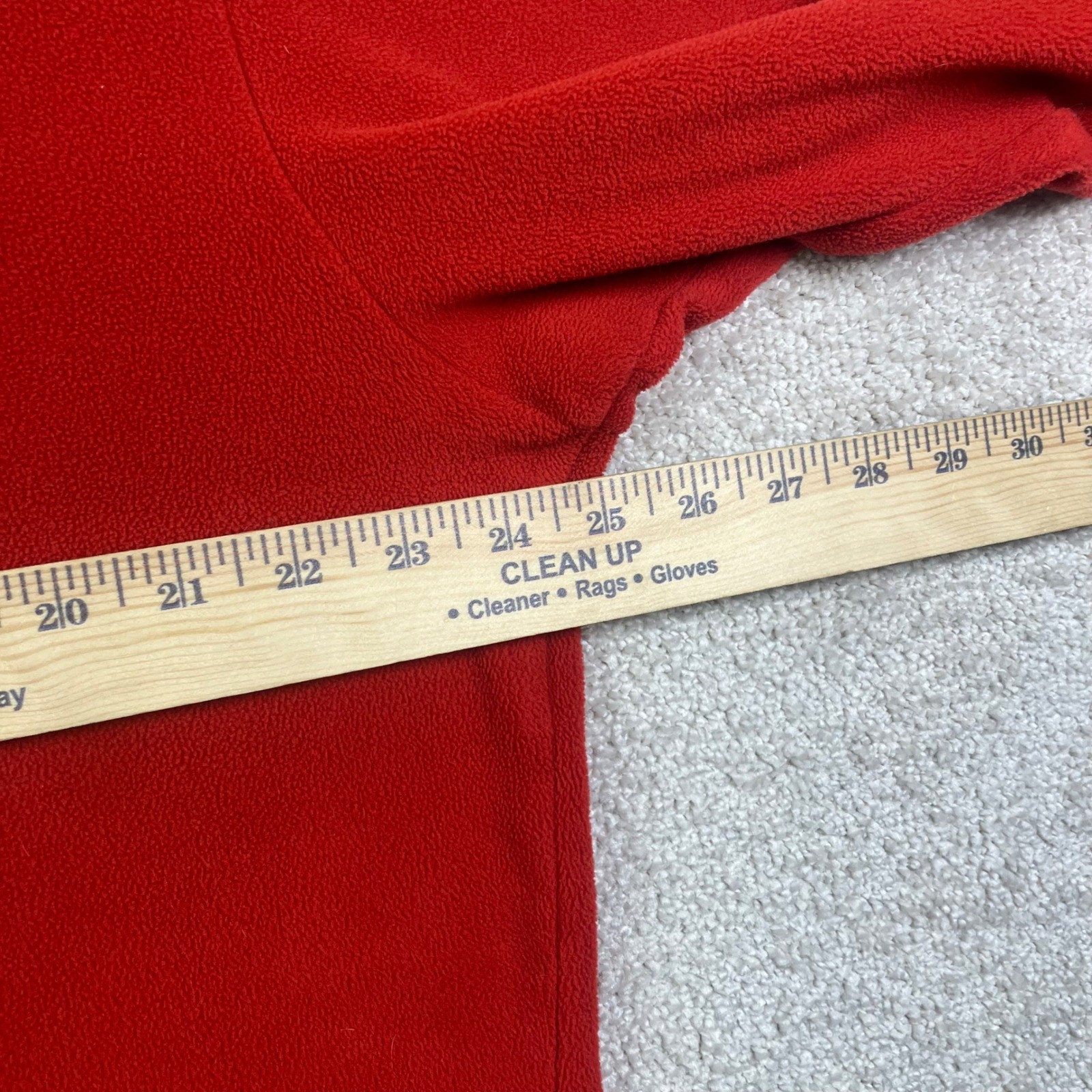 Patagonia Synchilla 1/4 Zip Fleece Pullover Burnt Orange Red Men's Large