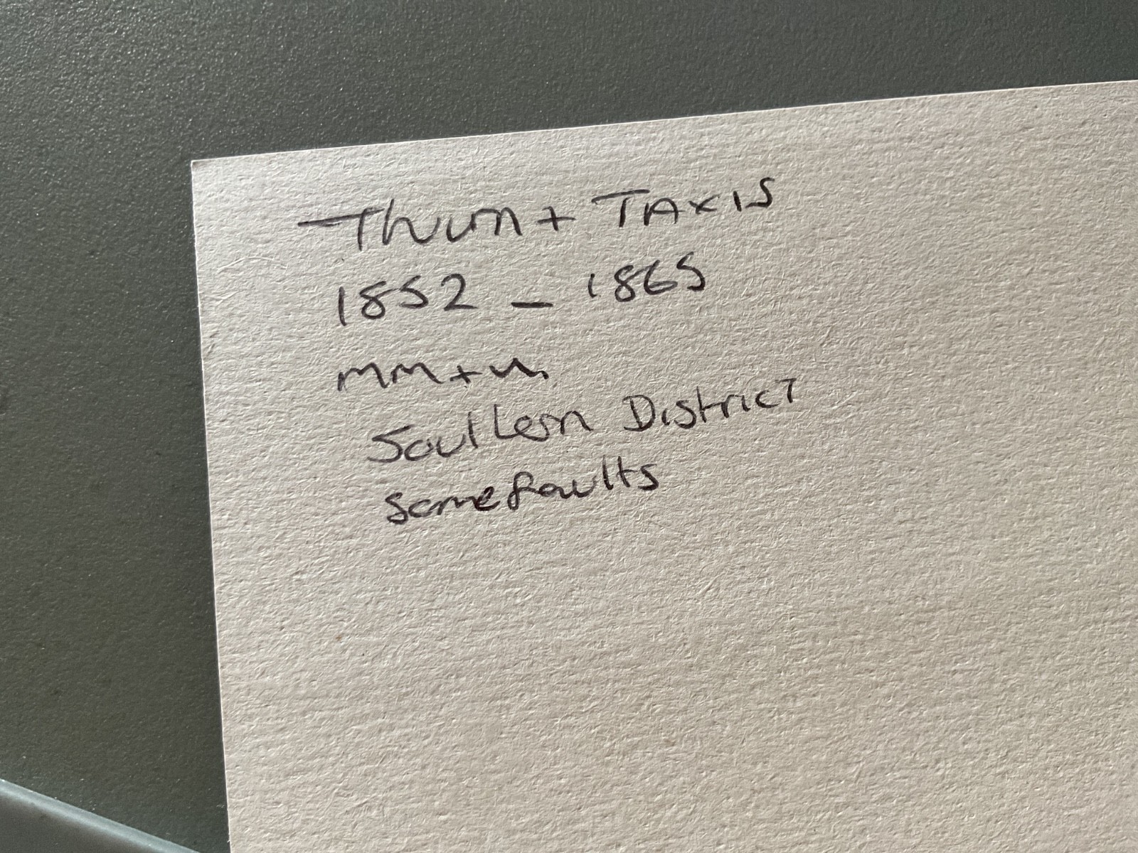 Germany Thurn & Taxis southern district 1852-1865 mm & used stamps B1342