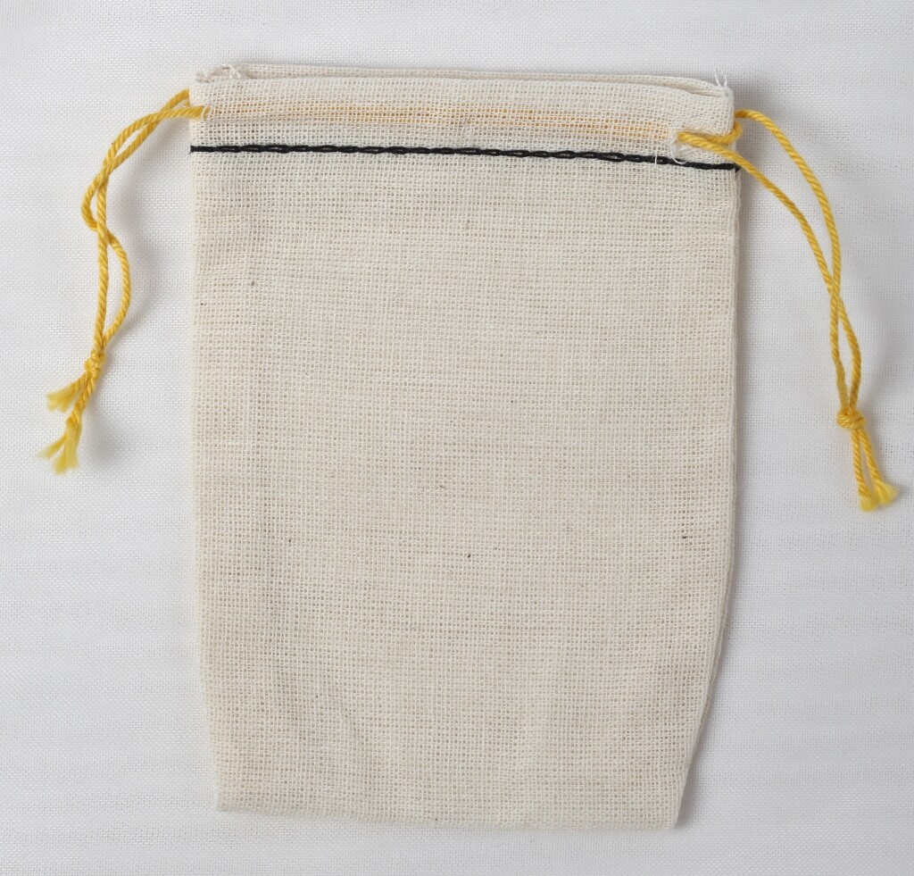 Mini Muslin Double Drawstring Bags Made in the USA