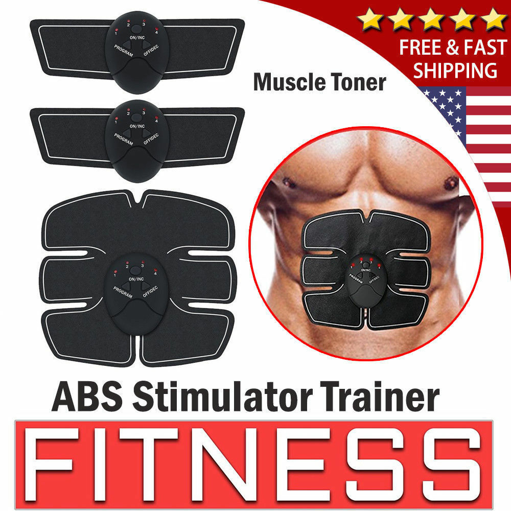 Ultimate EMS AB & Arms Muscle Simulator ABS Training Home Abdominal Trainer Set