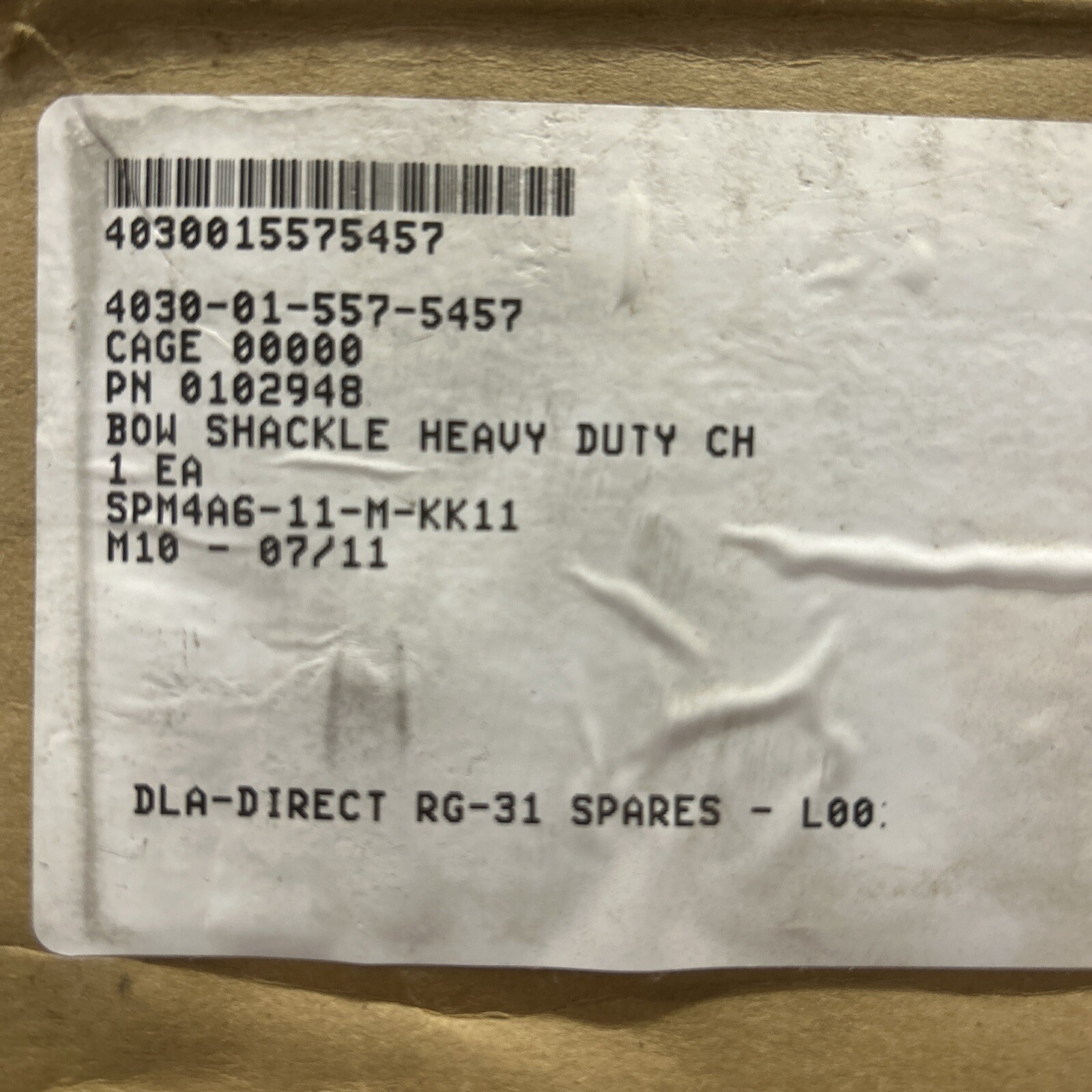 Crosby 1-1/4" 102948 12 Ton WLL Hot Galvanized Screw Pin Anchor Shackle NeW