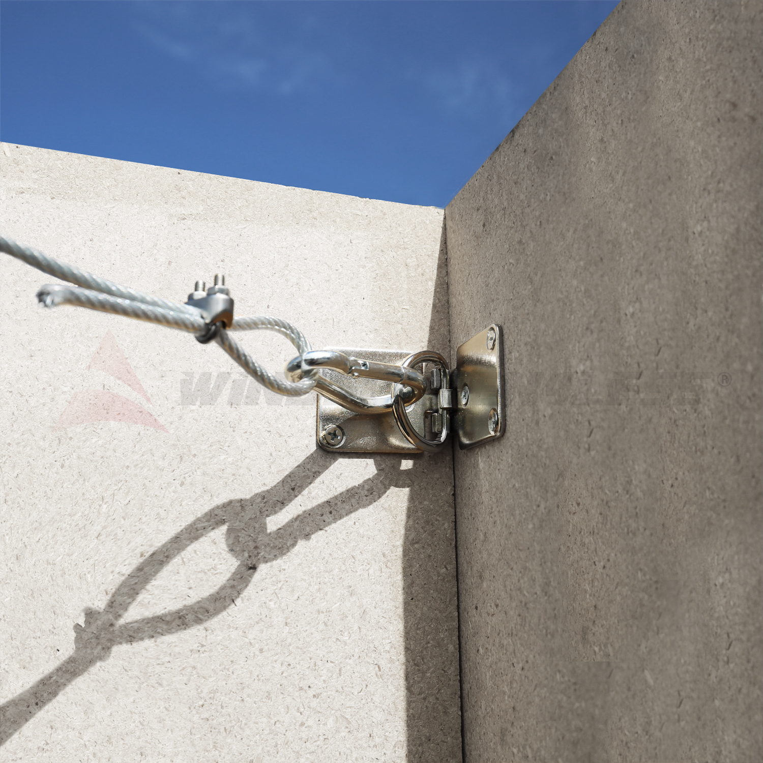 6 8 in Square Triangle Sun Shade Sail Stainless Steel Hardware Installation Kit