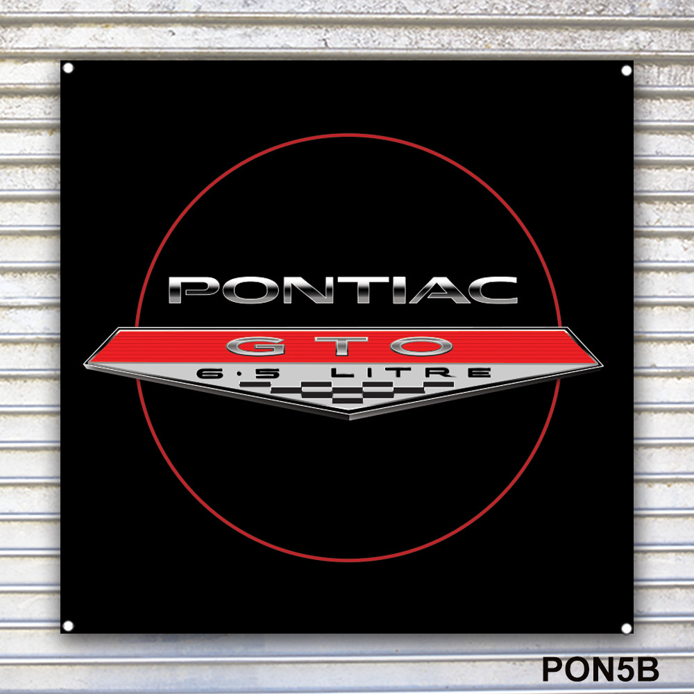 Pontiac GTO 6.5 Liter Sign Wall Art