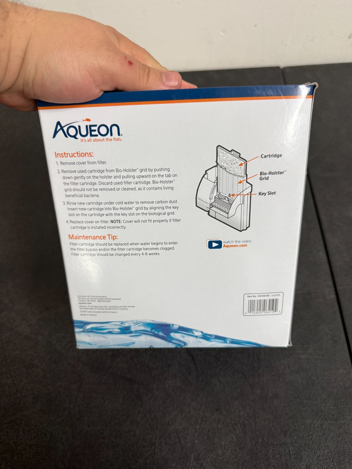 Aqueon 100106419 Quiet Flow Large Filter Cartridge - 12 Pack