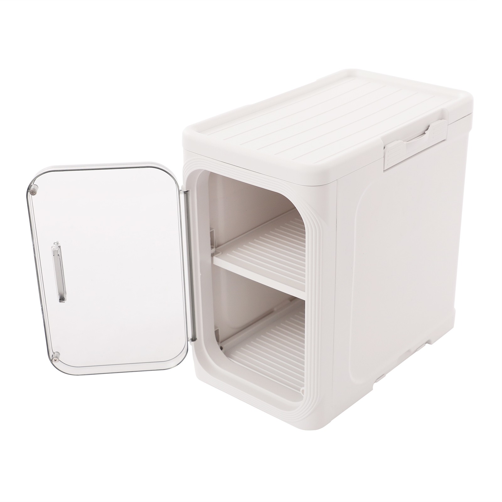 4-tier Slim Bathroom Storage Cabinet, Narrow Floor Standing Storage Cabinet