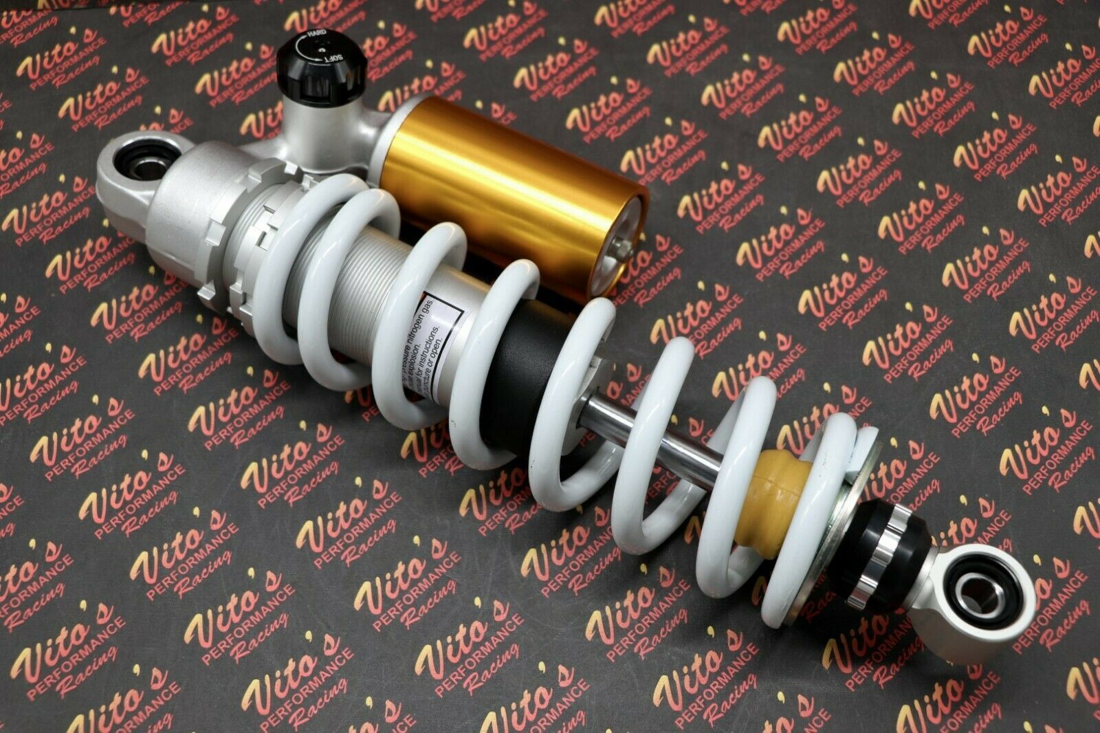 REAR SHOCK fits Yamaha Banshee 1987-2006 - fully adjustable - WHITE SPRING