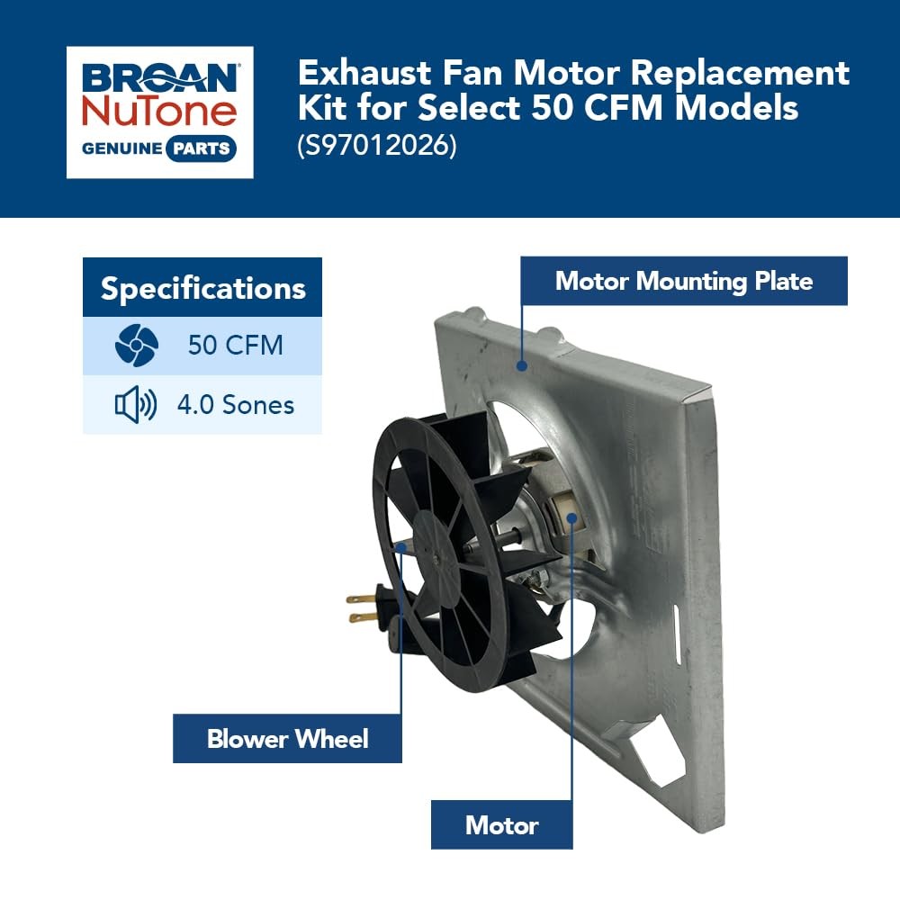 Broan-NuTone S97012026 Fan Silver