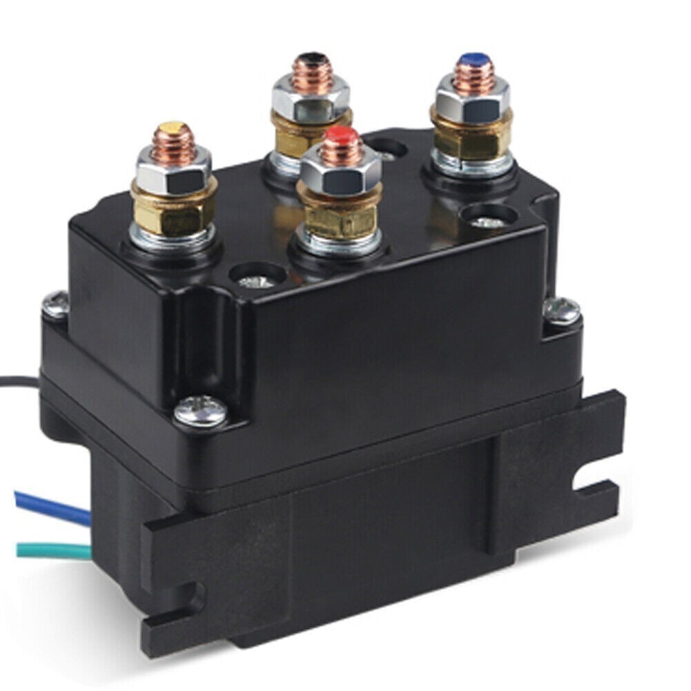 12V 500A Winch Control Solenoid Relay Contactor With Wireless Winch Remote Kit