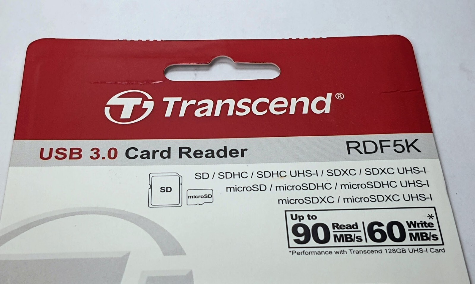Transcend High-Speed RDF5K USB3.0 SDHC SDXC Micro SDHC Micro SDXC Card Reader SD