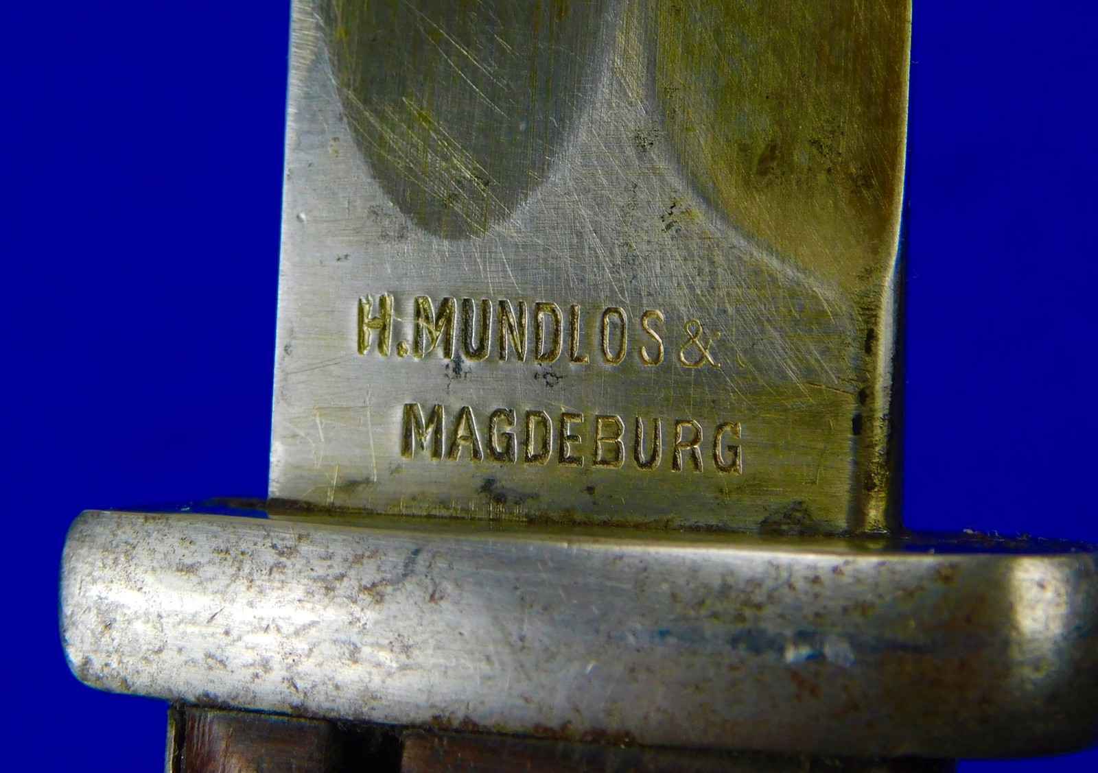 German Germany WW1 Mauser K98 Regimental Marked Bayonet Knife w/ Scabbard