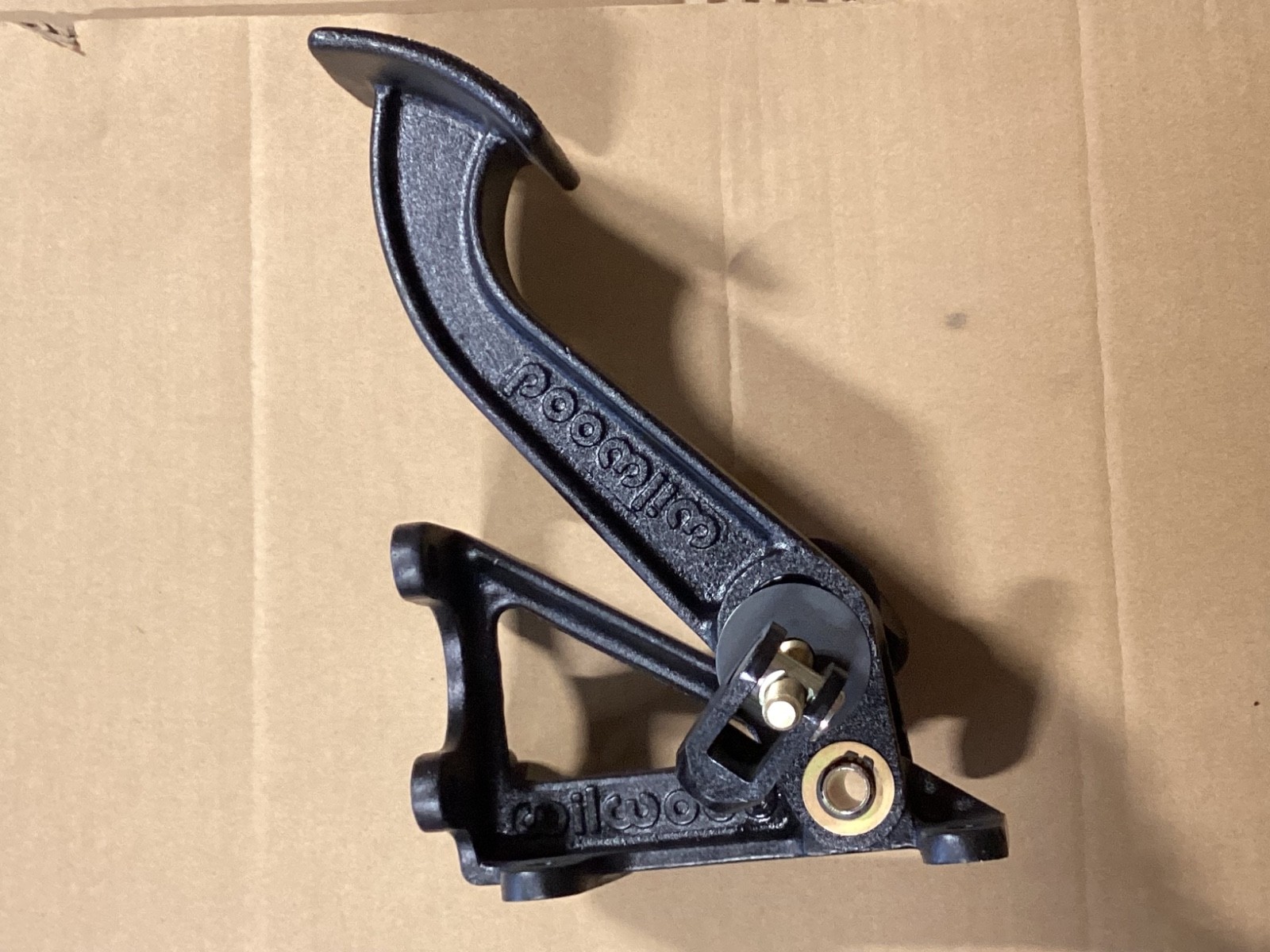 Wilwood Floor Mount Brake Pedal, Balance Bar Pedal Assembly, Aluminum Dual 6:1