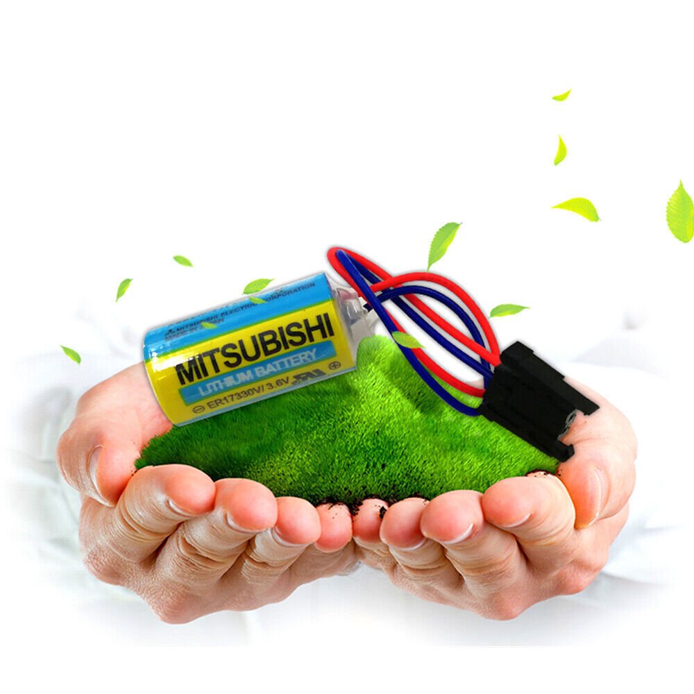 LOT (1-100 Pack) Mitsubishi A6BAT ER17330V/3.6V Size 2/3A PLC LI-ion Battery US