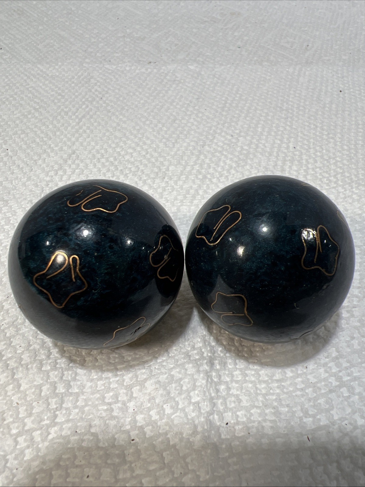 Baoding Balls Vintage Chinese Health Healing Exercise Stress Massage Musical B1
