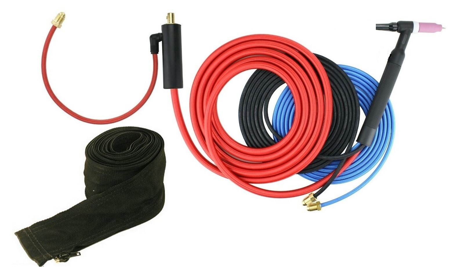 WP20 250 Amp Water Cooled TIG Torch with 25FT 3-Piece Cable with Dinse 35-70