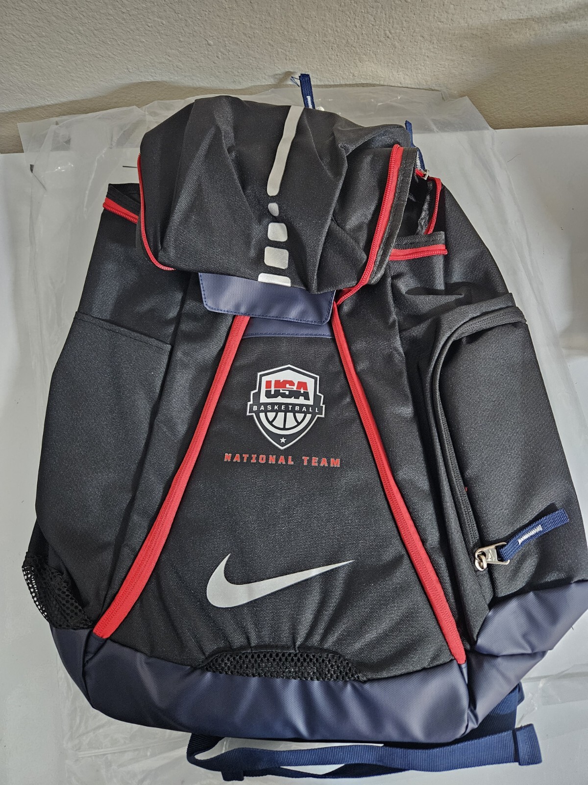 Nike Hoops Elite Pro USA Basketball Team Men’s Backpack Black Red