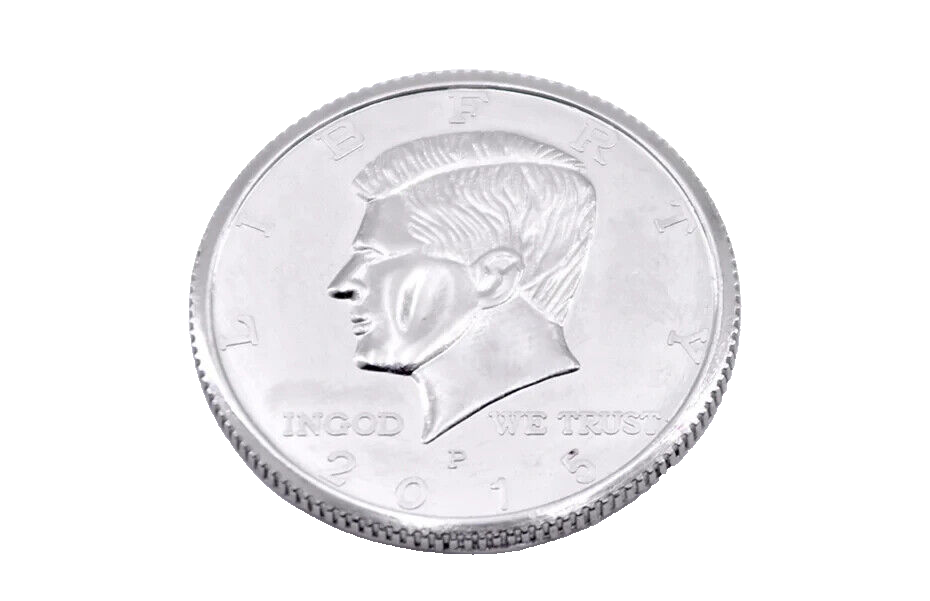 Magic Trick Expanded Shell Half Dollar Appearing Vanish Coin Magicians Prop T7