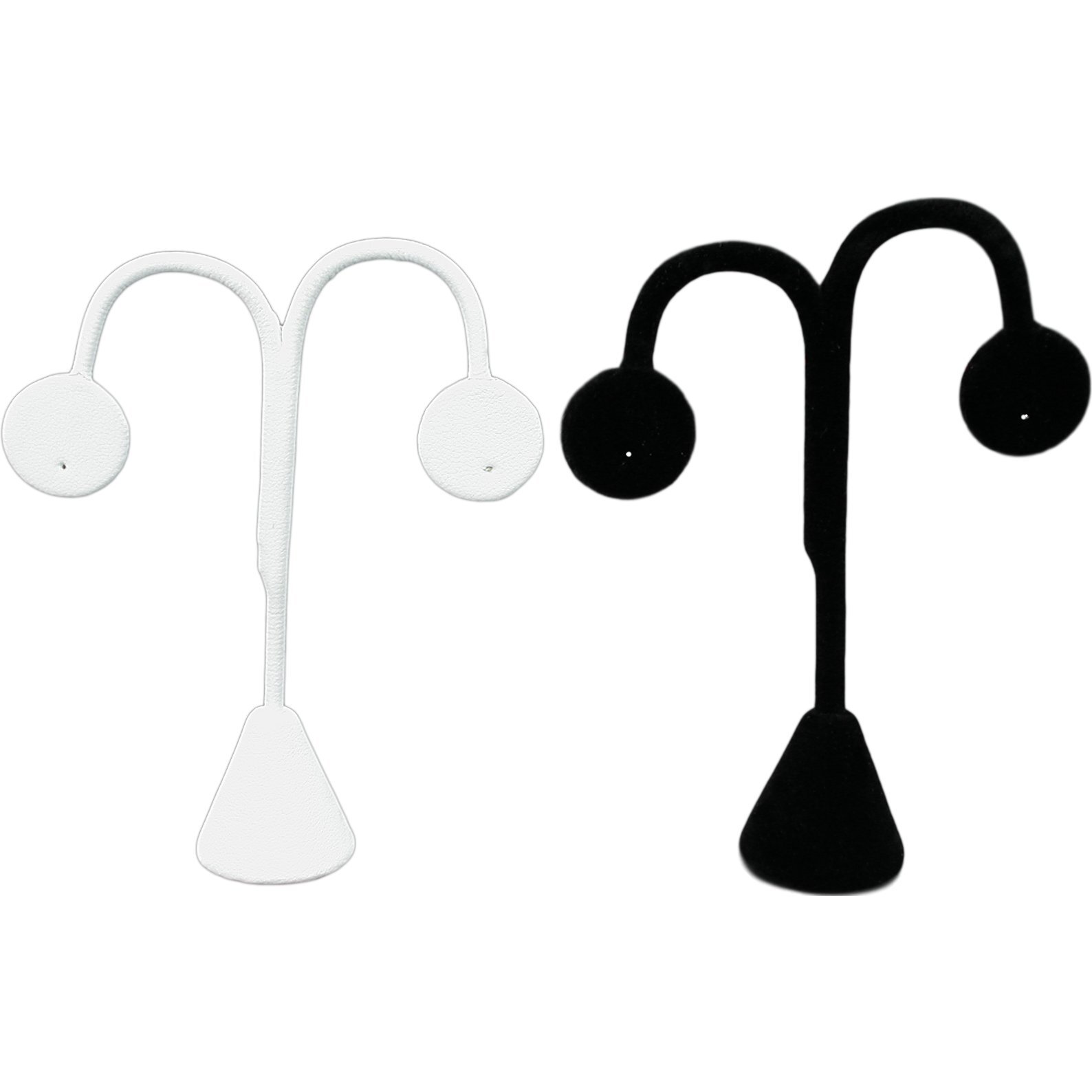 Black Velvet & White Jewelry Display 11 Pc Set Bonus