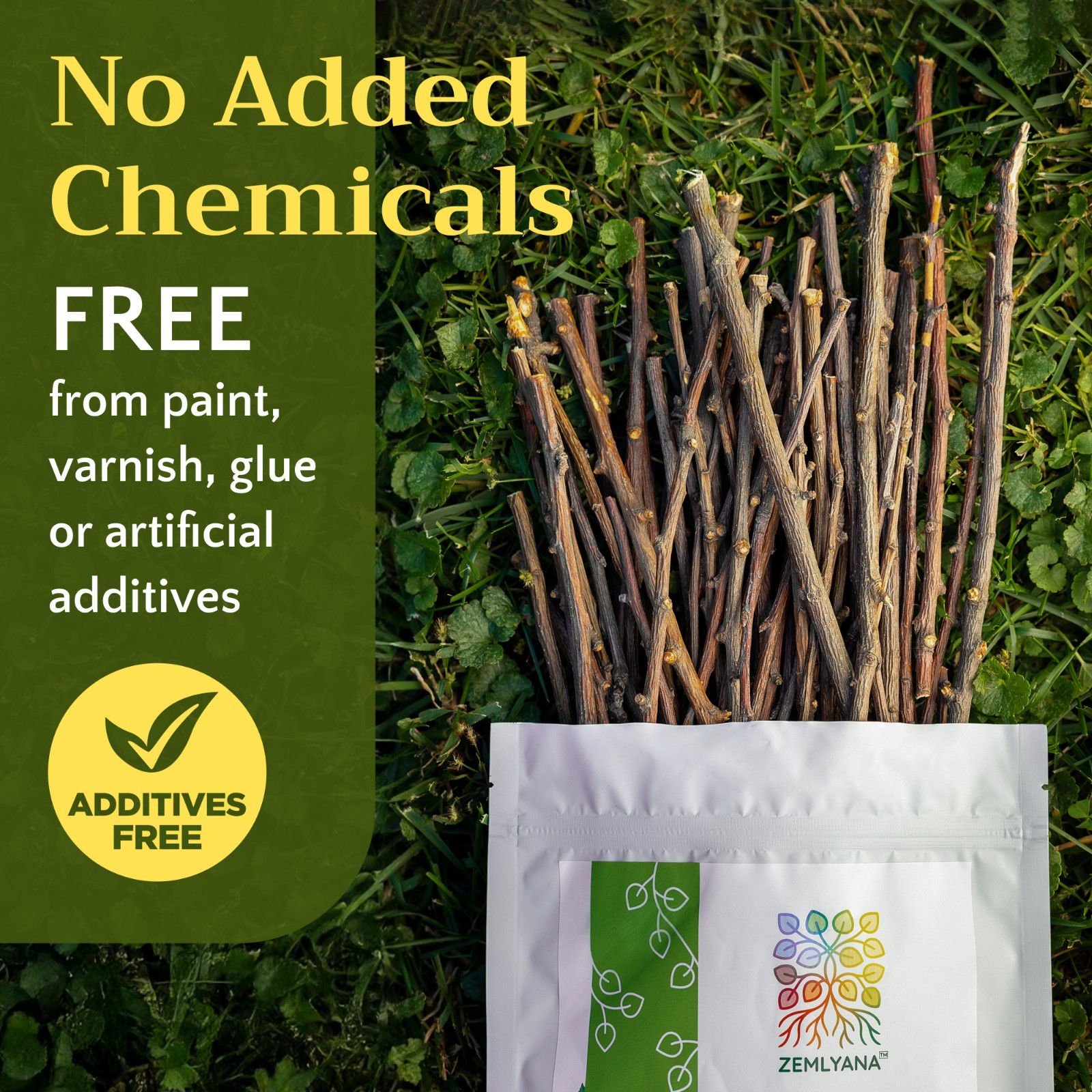 Apple Chew Sticks – Natural Wood for Rabbits, Hamsters, Guinea Pigs