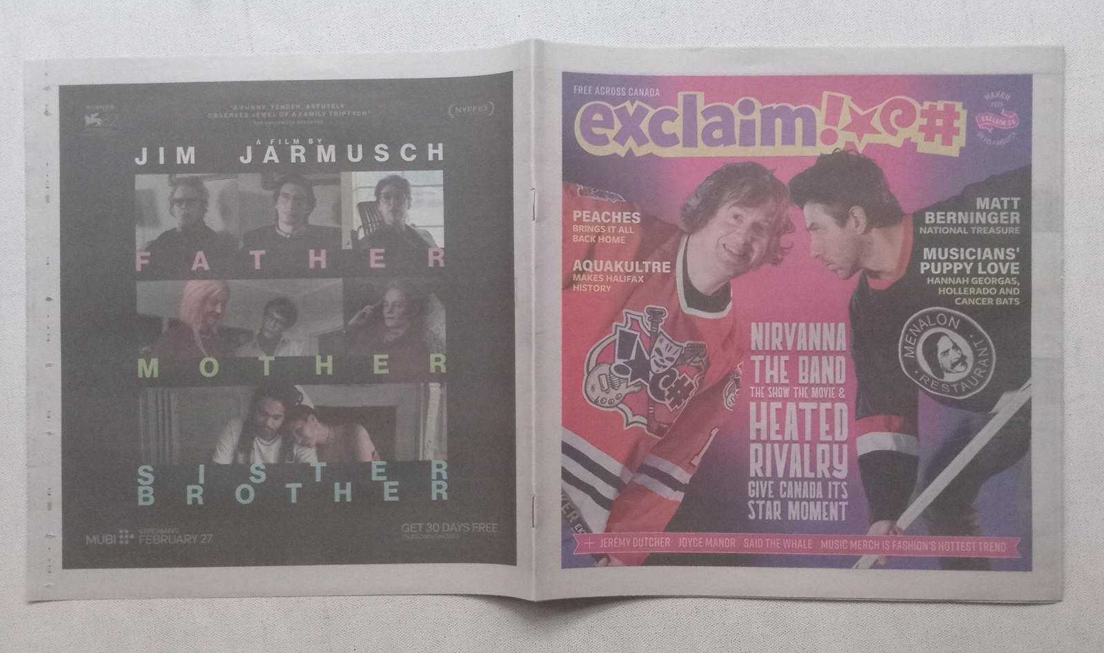 Exclaim! Magazine Nirvanna The Band Show Movie Heated Rivalry Canadian TV Music