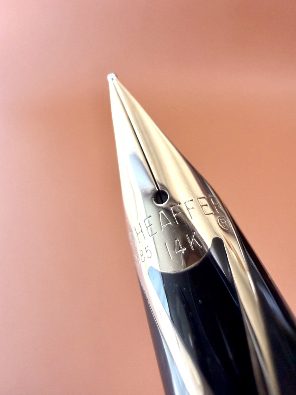 Sheaffer Imperial 440 Gold Electroplated Fountain Pen 14K Inlaid Nib Vintage