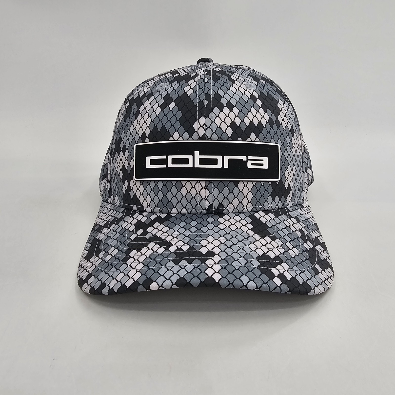 Cobra Tour Tech Golf Cap Snakeskin Camo Mens Snapback Multicolor NEW