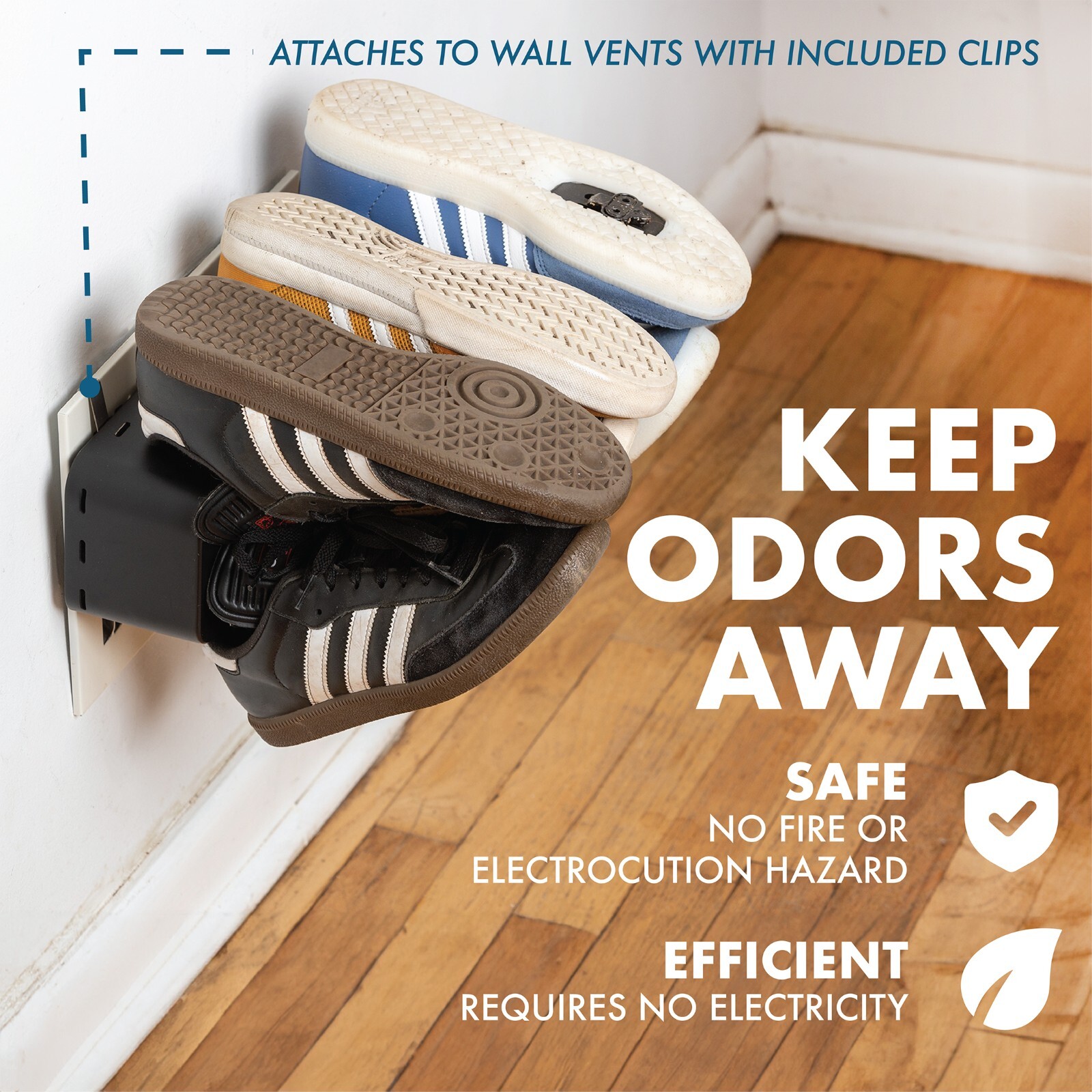 KEEPDRY Glove Dryer - Eco-Friendly Vent Drying Rack to Dry Gloves, Shoes, Hats,