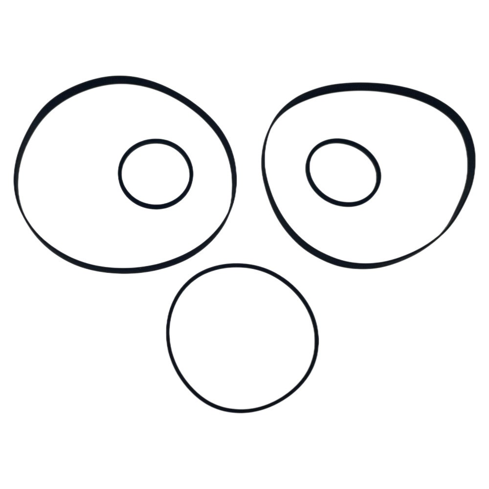 Belts Kit for SONY TC-W370 TC-W511 TC-W411 TC-WR570 New