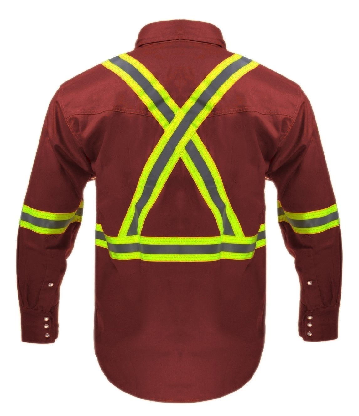 Flame Resistant FR High Visibility Lightweight Work Shirt