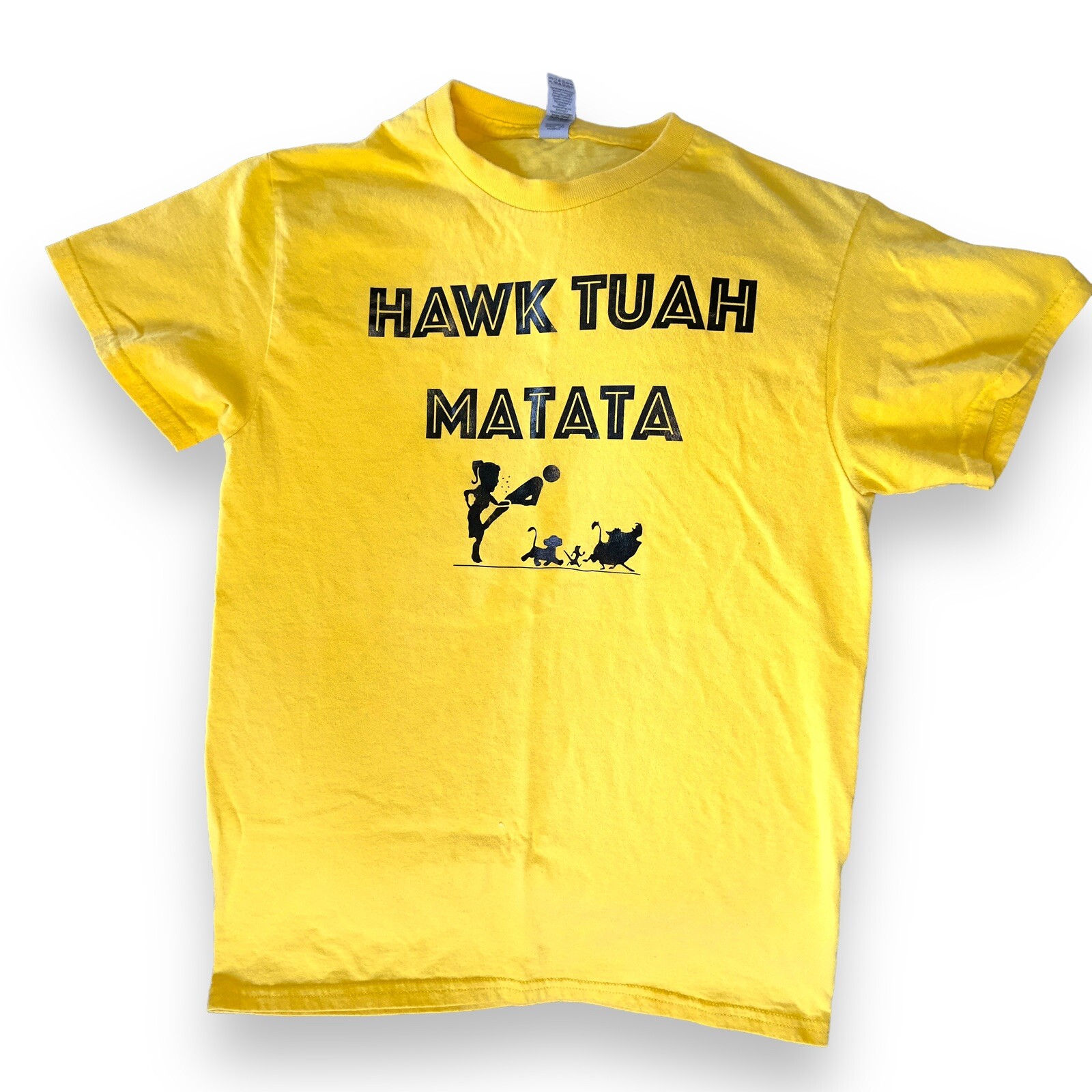 Hawk Tuah Matata Hawaiian Party Shirt S Funny Upside Down Pineapple Tee