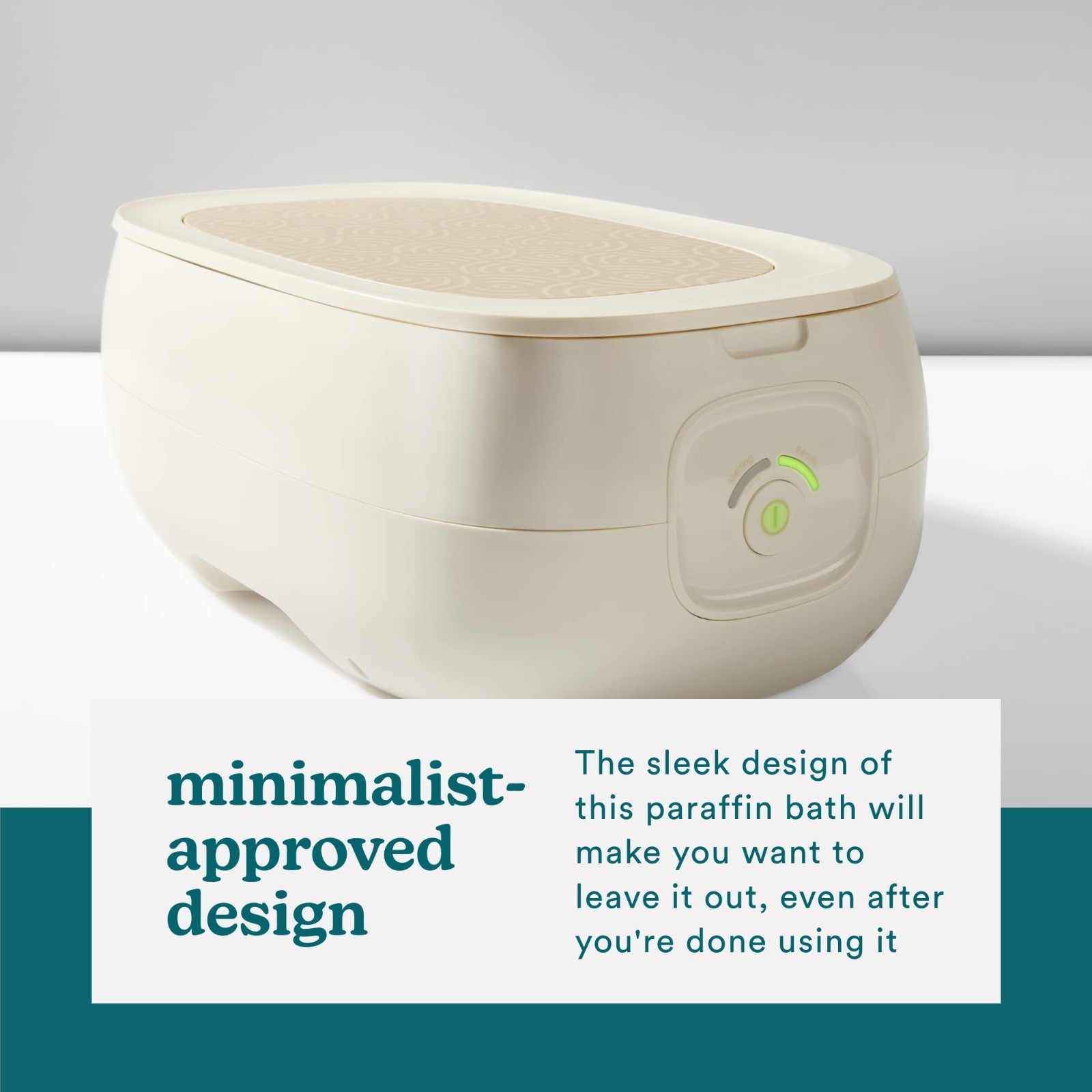 Homedics Theraspa Luxe Paraffin Bath Wax Spa Warmer with 3 lb Paraffin Hand Foot