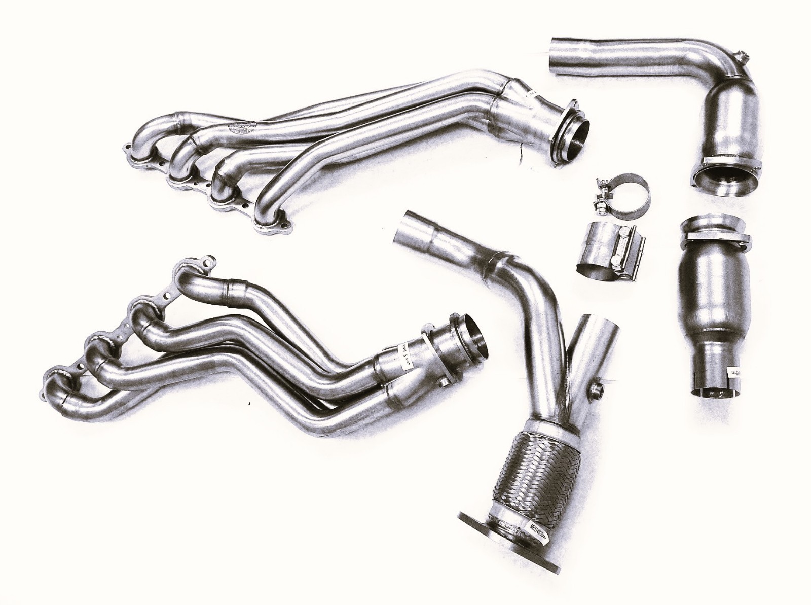 OBX Stainles Long Tube Manifold 2006-09 Chevy Trailblazer SS GMC Envoy SS 6L 4WD