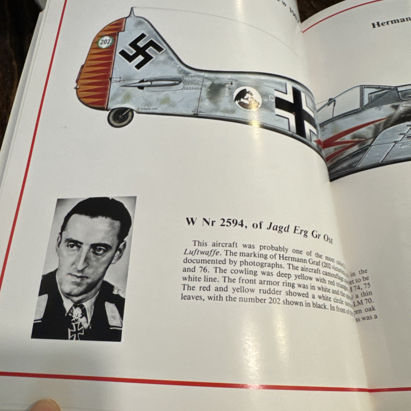 WW2 German Planes of the Luftwaffe Fighter Aces Vol 1 Hardcover Reference Book