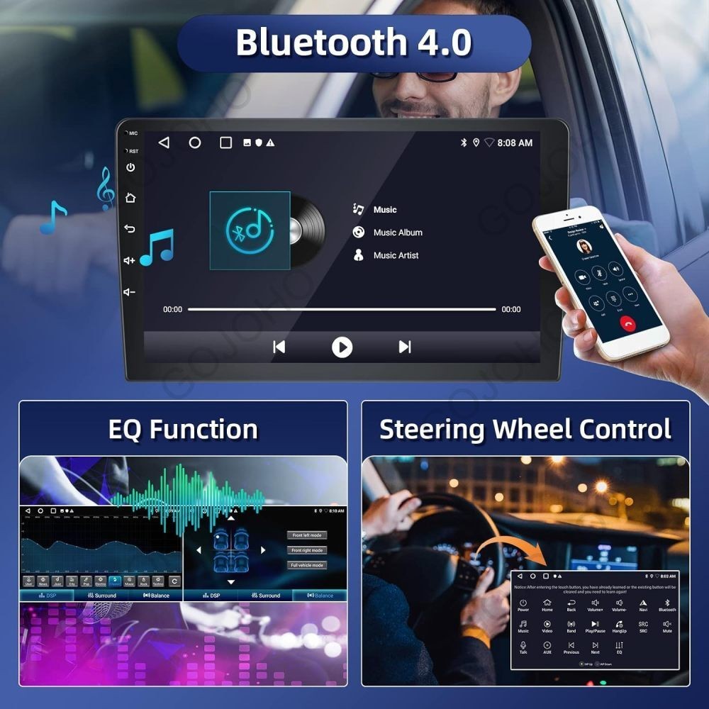 10.1'' Carplay For Dodge RAM 1500 2500 2009-2012 Android 13 Car Radio GPS Stereo