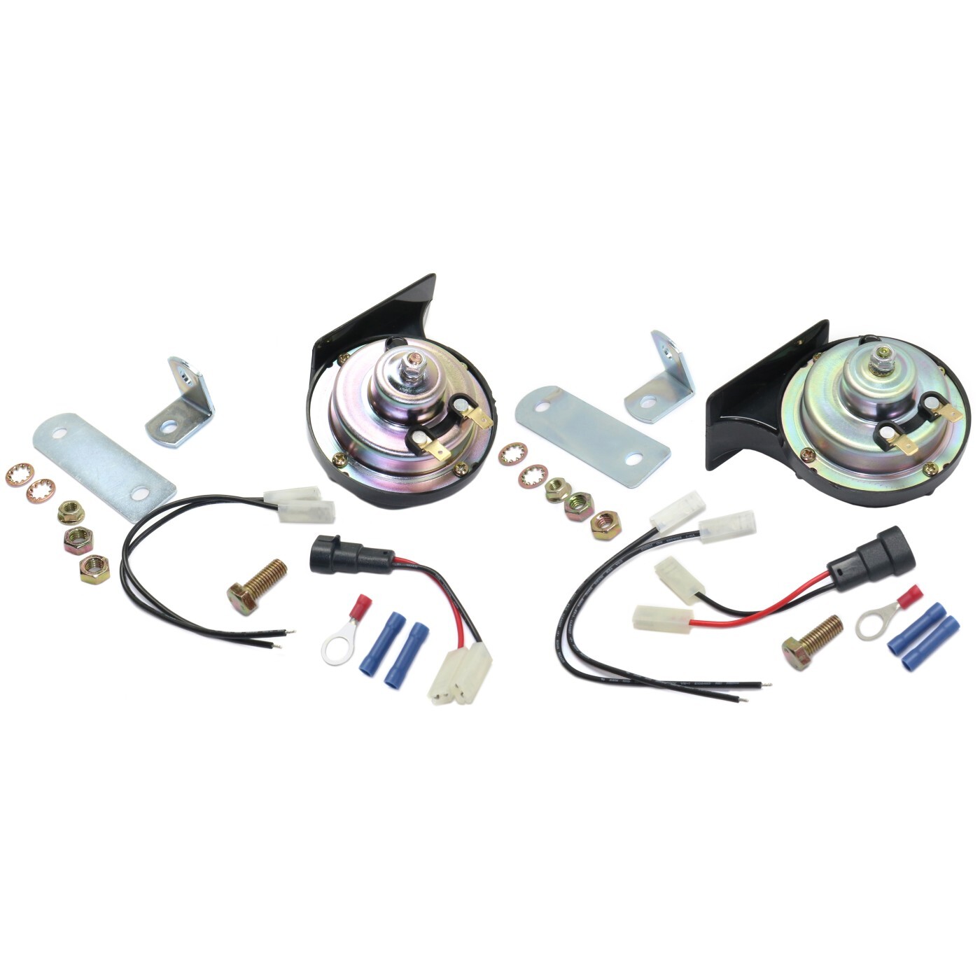 Pair Horns Set of 2 Driver & Passenger Side for Chevy Olds Yukon Suburban GMC