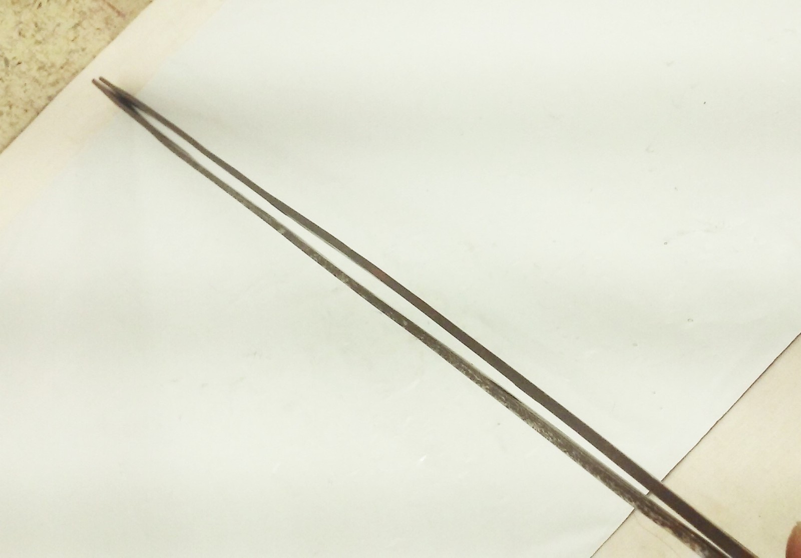 Vtg James swan beam drill press hand crank boring machine PARTS main beam strips