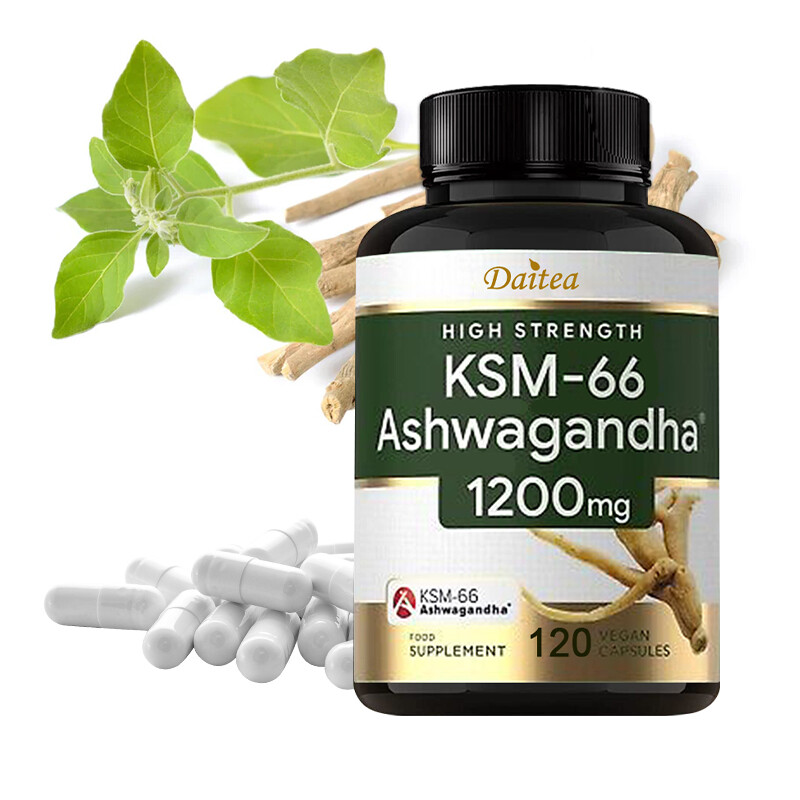 KSM-66 Ashwagandha 1200 Mg - Balance Mood, Reduce Stress,Increase Stamina