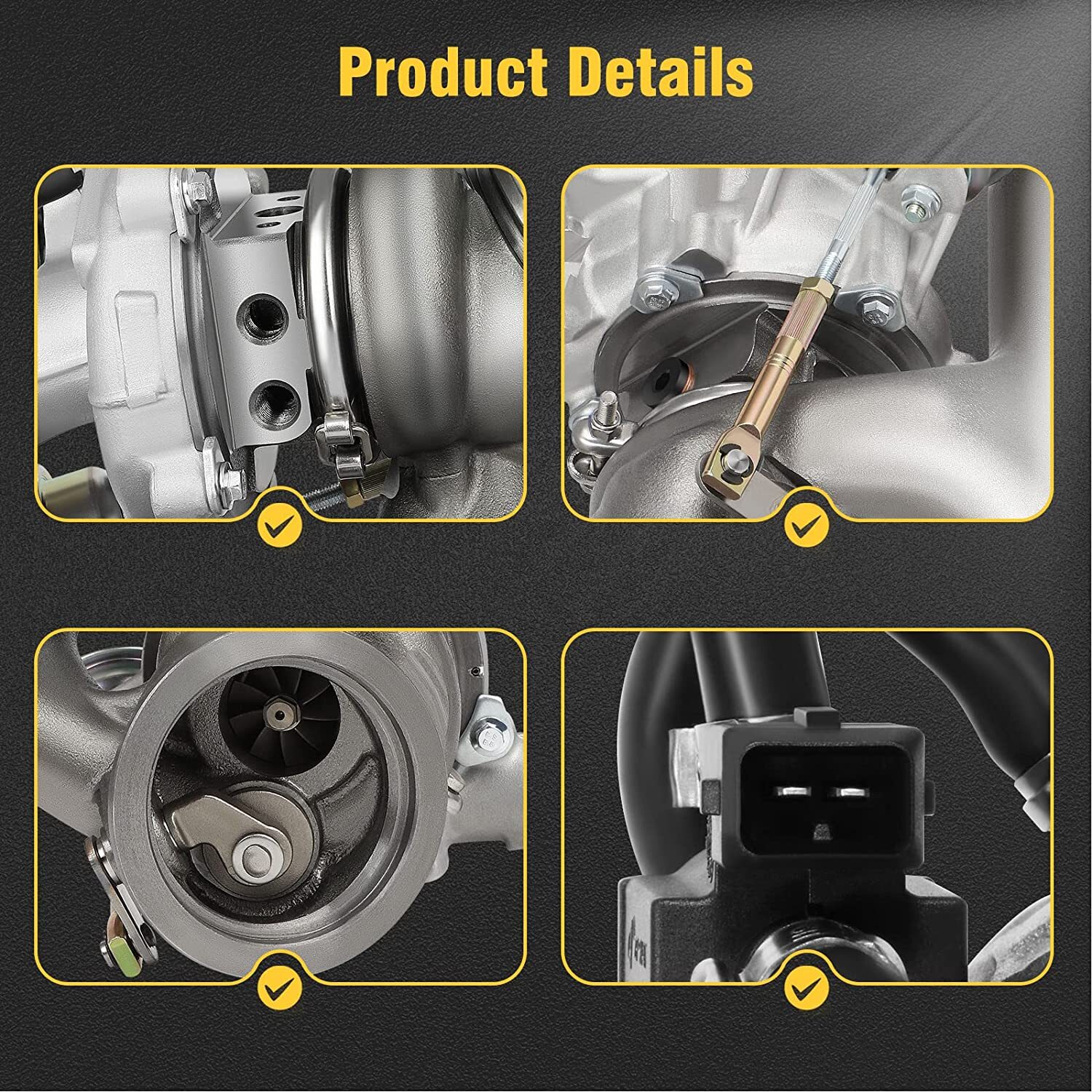 Turbocharger Turbo For 2011-2015 Chevrolet Cruze LTZ Sedan 4-Door 1.4L 1364CC