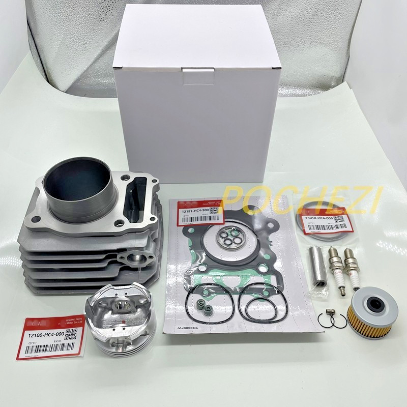 NEW Cylinder Top End Rebuild Kit For 1988-2000 Honda FourTrax 300 TRX300 2x4