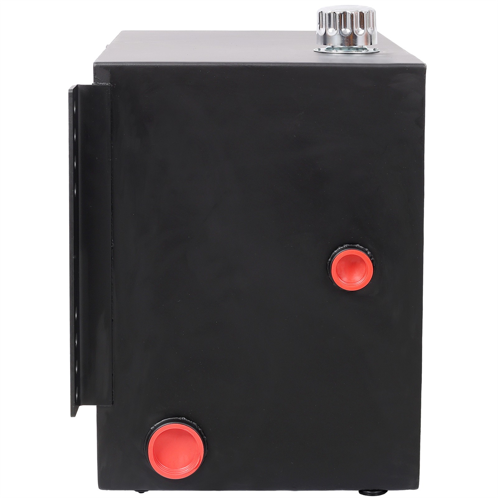 12 Gauge 25-Gallon Hydraulic Fluid Reservoir Tank w/ Inlet 2" FNPT&1-1/4"Outlet