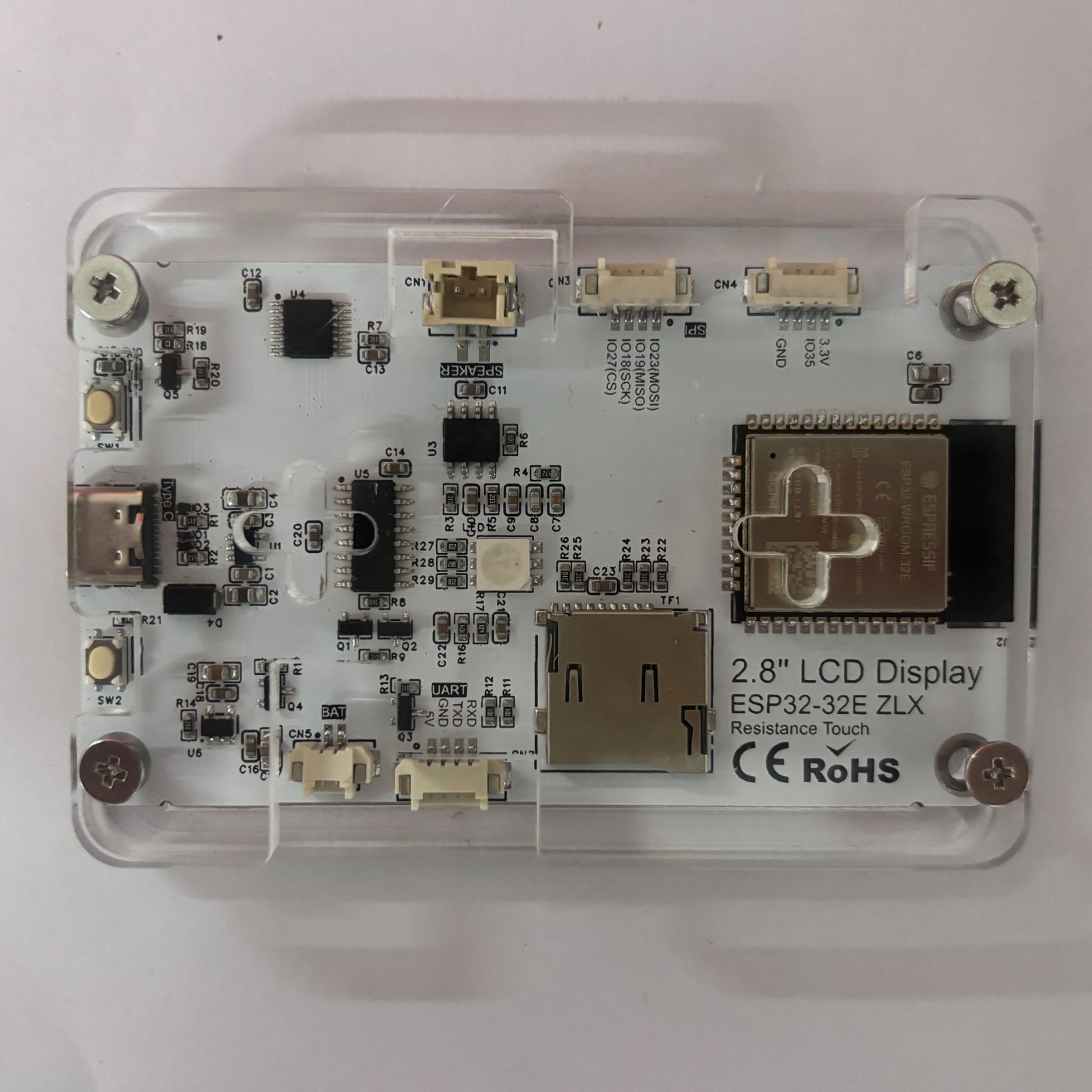 ESP32 Marauder WiFi BT Network Monitor 2.8" Touch Screen RSSI Data Readout