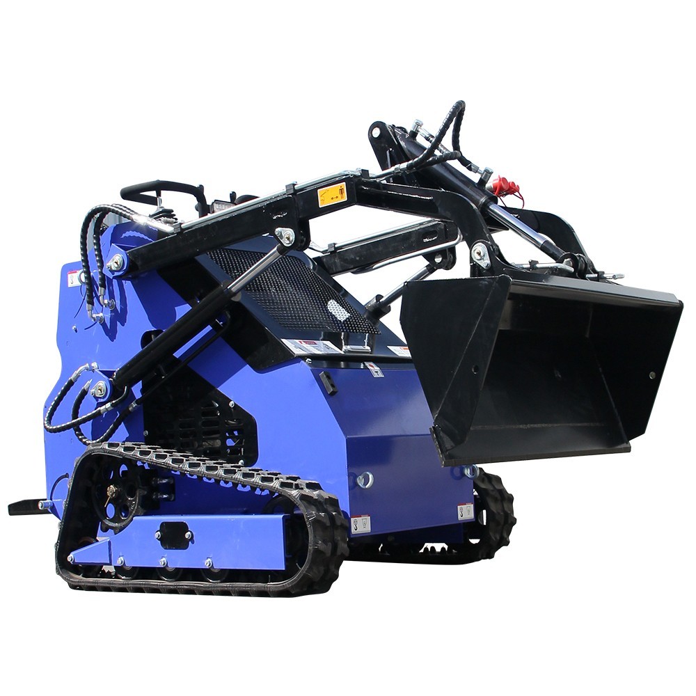 Mini Skid Steer 22HP Twin Cylinder Tracked Loader Rotarydri