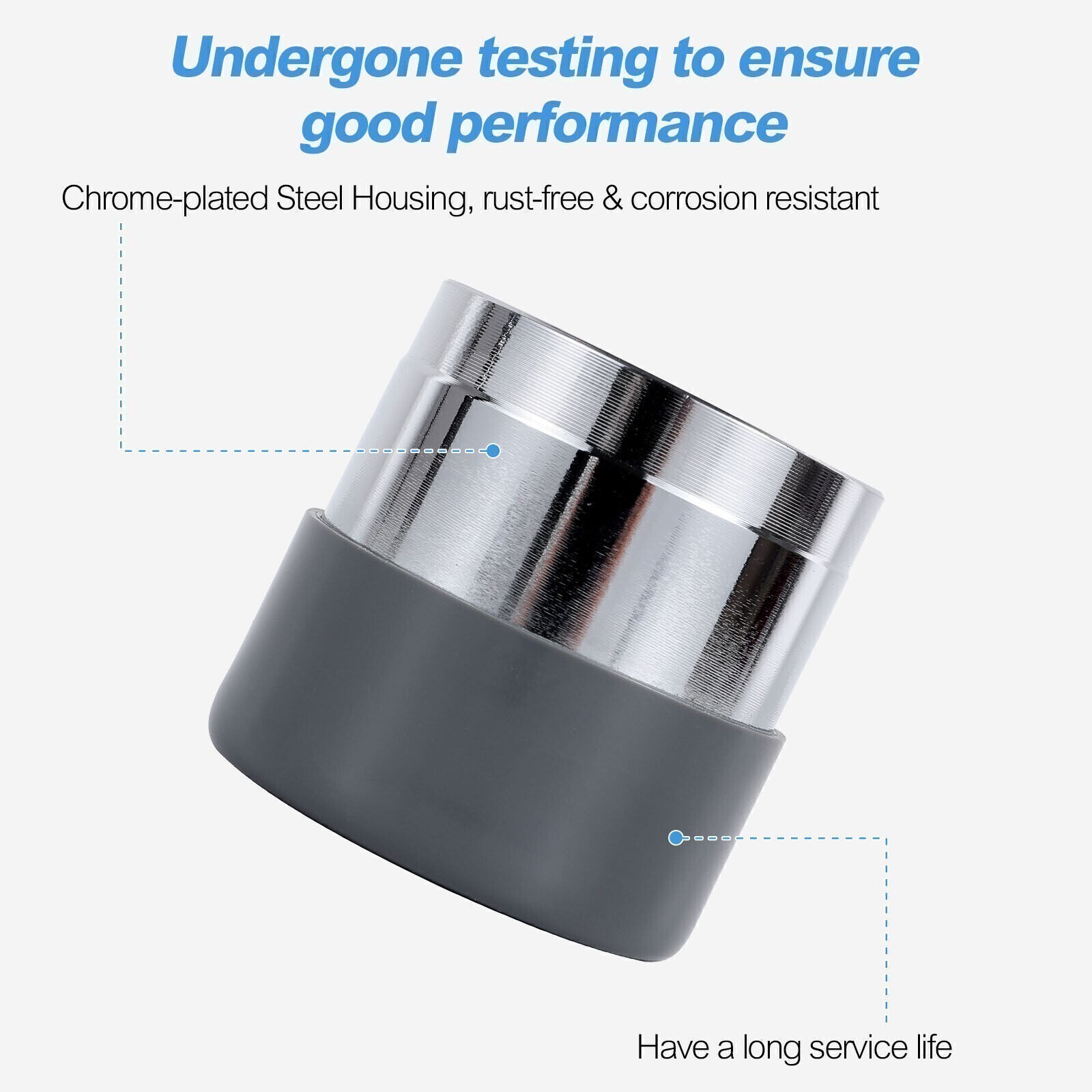 2 PCS Wheel Bearing Buddy 1.98 Inch Bearing Protectors Chrome For Trailer Boat