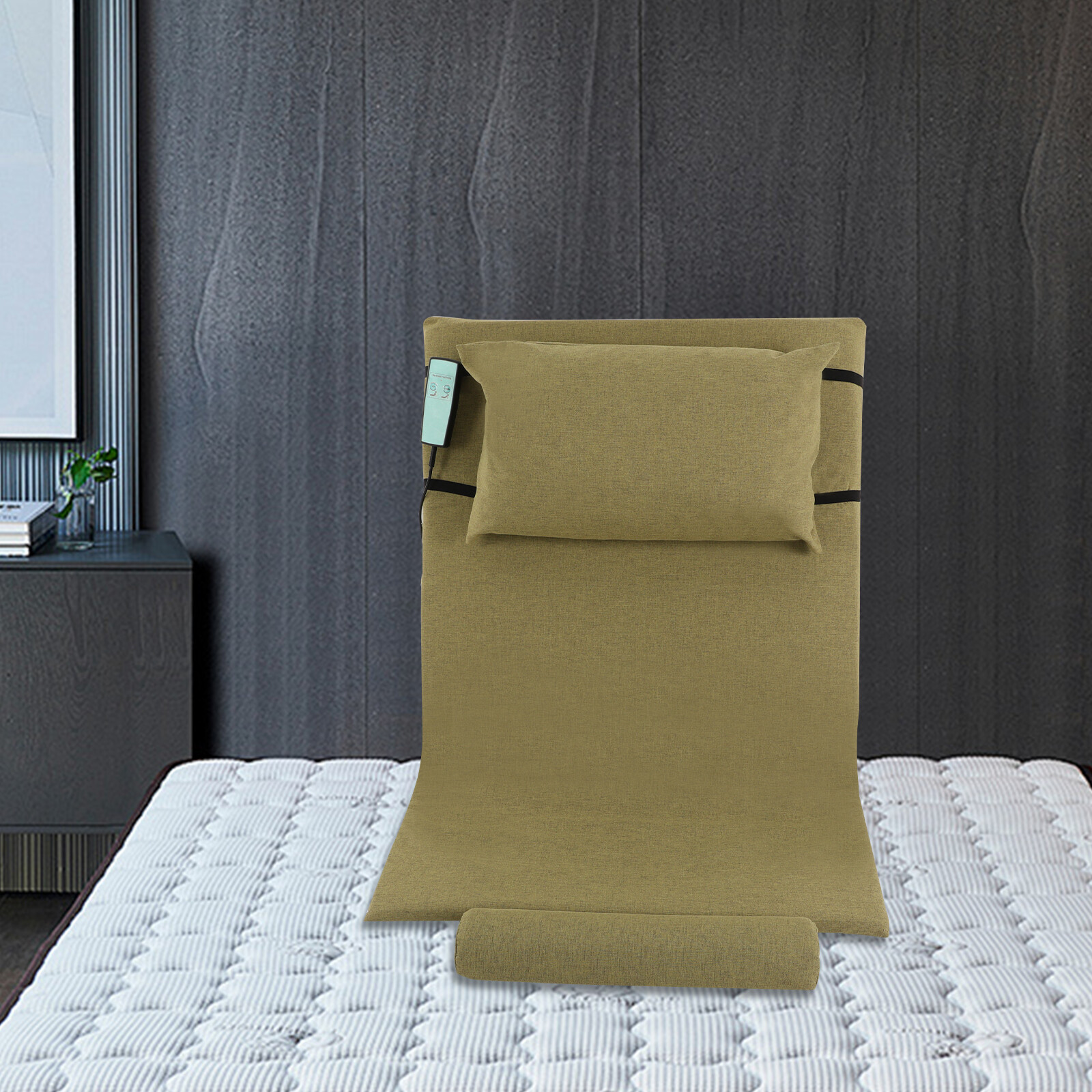 Electric Lifting Mattress Backrest With Remote - Adjustable Comfort Support