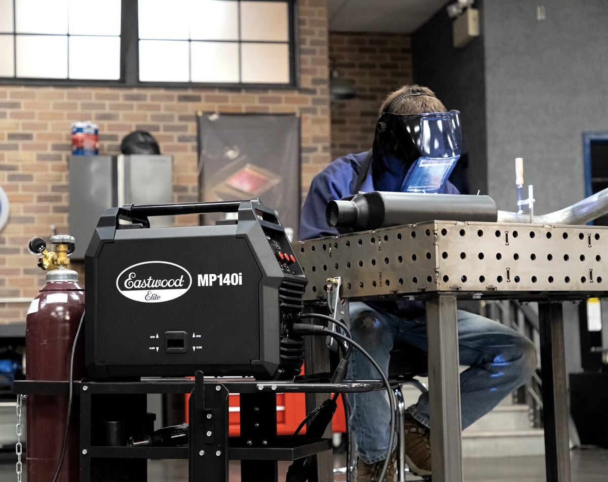 Eastwood Elite MP140i Multi Process Welder MIG TIG Stick Duty Metal Drive Motor