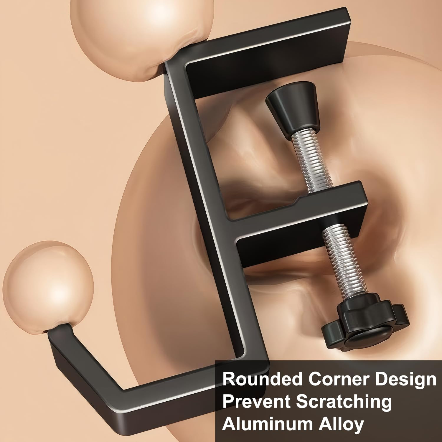 Headphone Stand - Aluminum Alloy Headphone Holder, under Headset Stand for Desk