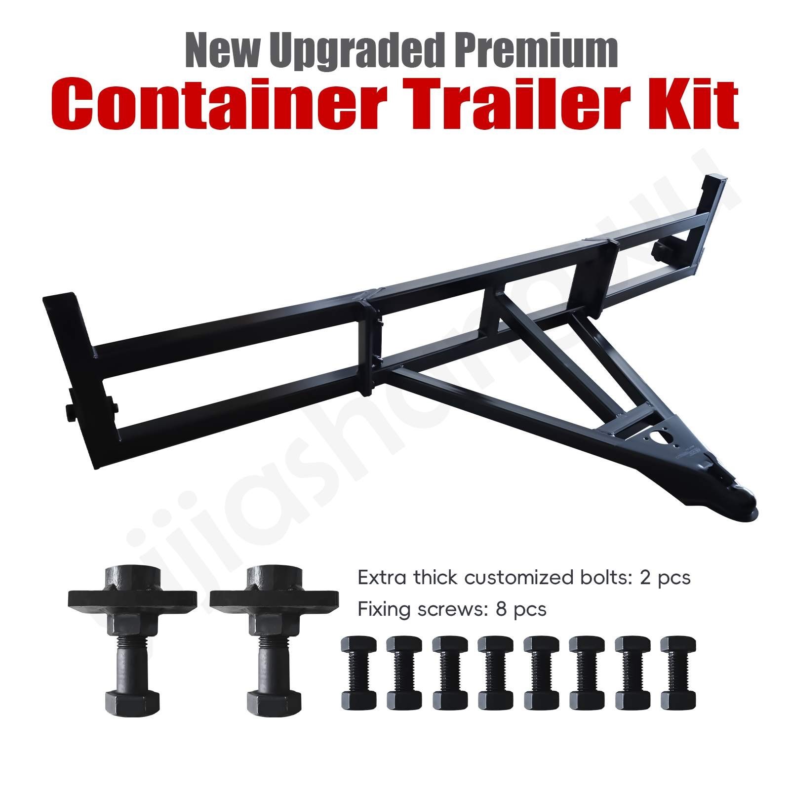 Tow with your truck，Shipping Container Tow Bar Kit Fits 20' & 40' Containers..