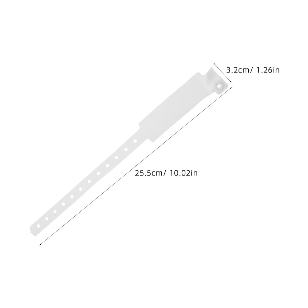 200 Pcs Admission Wristbands Id Bracelets for Elderly Hospital Identification